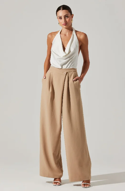 Aryn Cowl Neck Halter Jumpsuit