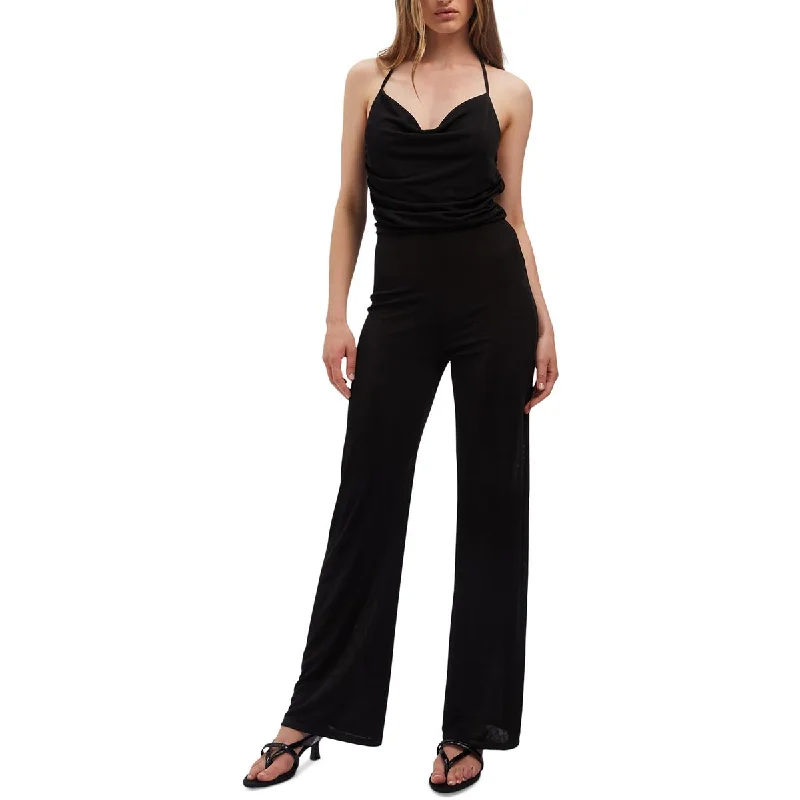 Bardot Womens Covet Sheer  Jumpsuit