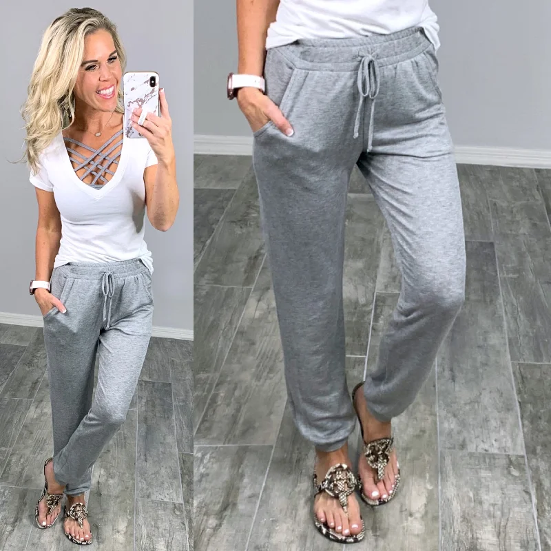 Basic Joggers - Grey