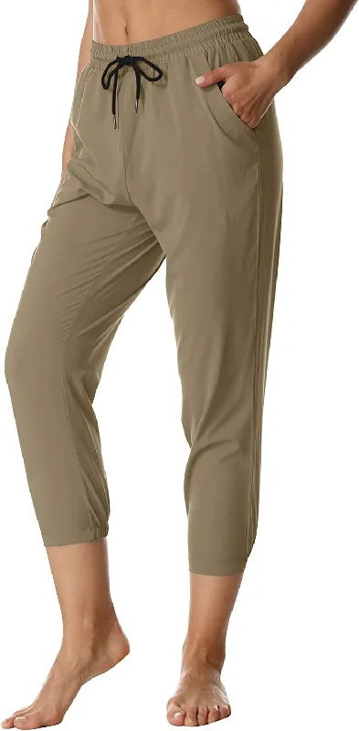 Lightweight Capri-khaki