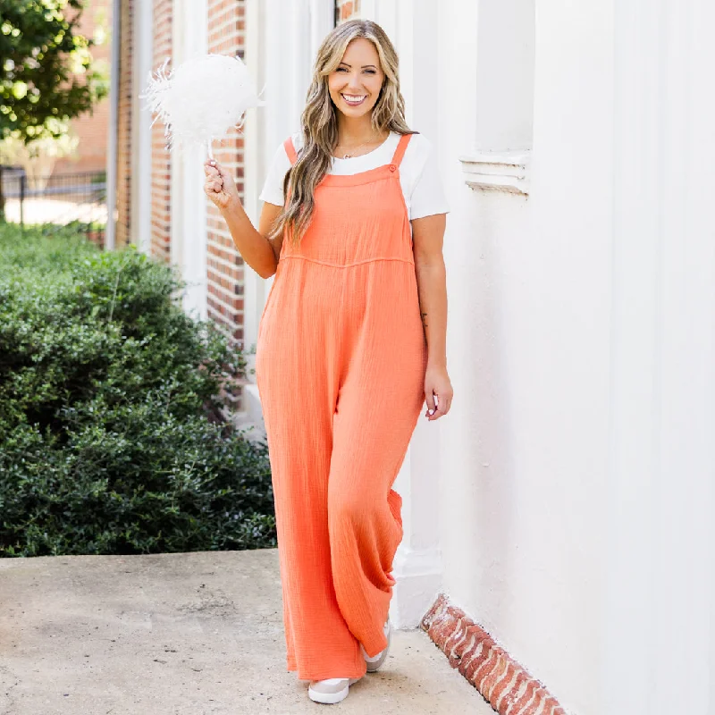 Vision To Creation Jumpsuit, Orange