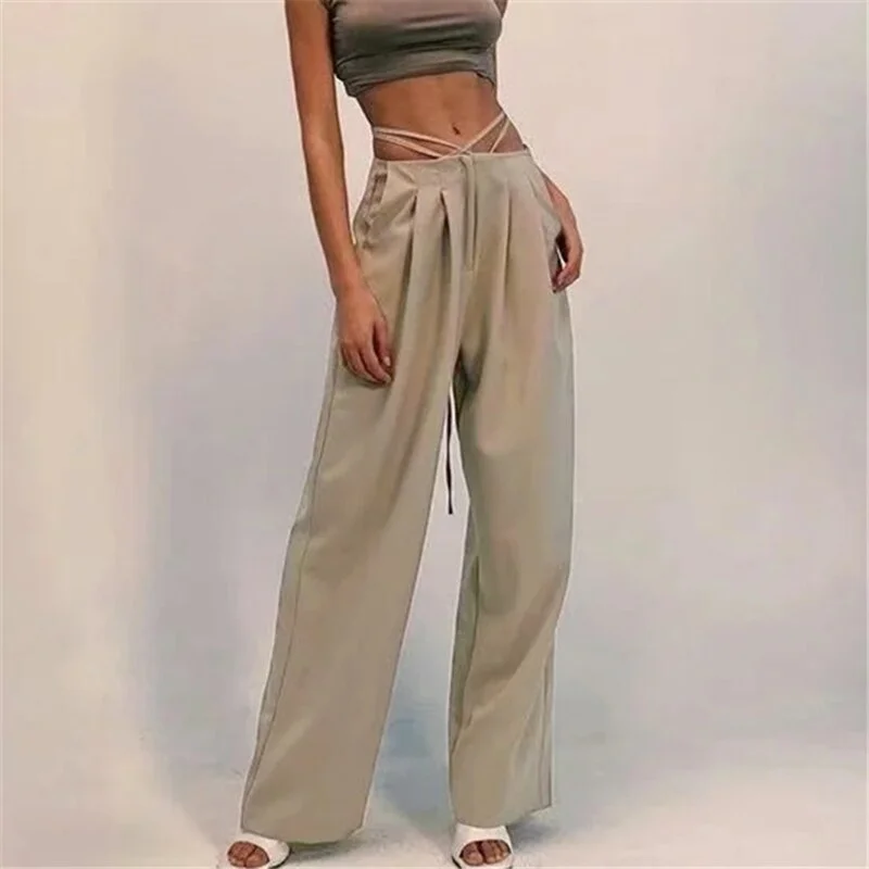 FashionSierra - Women Loose WIde Leg Pants