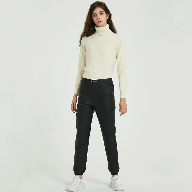 FashionSierra - Women Warm Elastic Down Pants