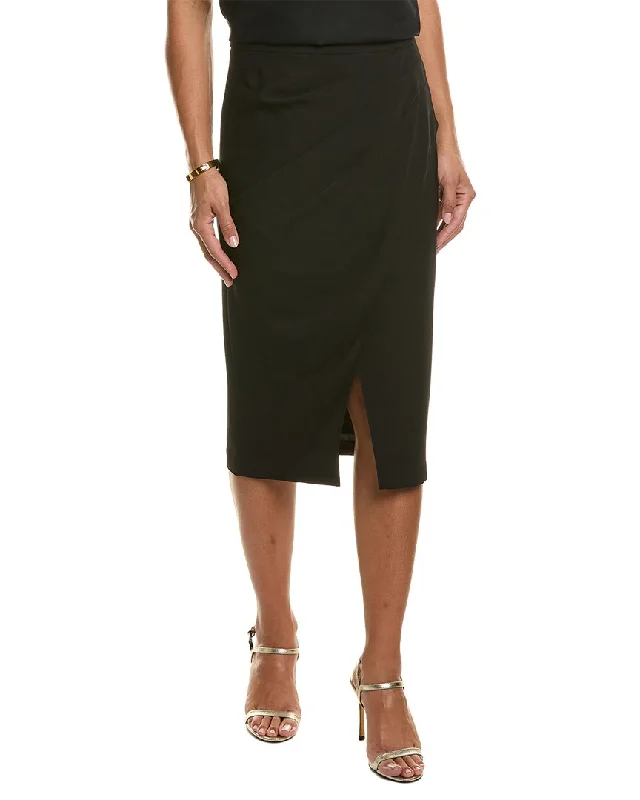 Elie Tahari Draped Front Skirt