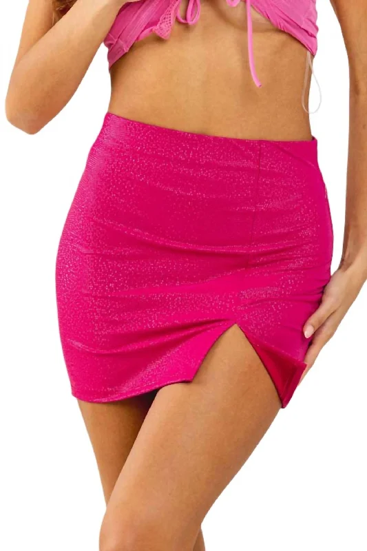 Forever Yours Mini Skirt In Pink