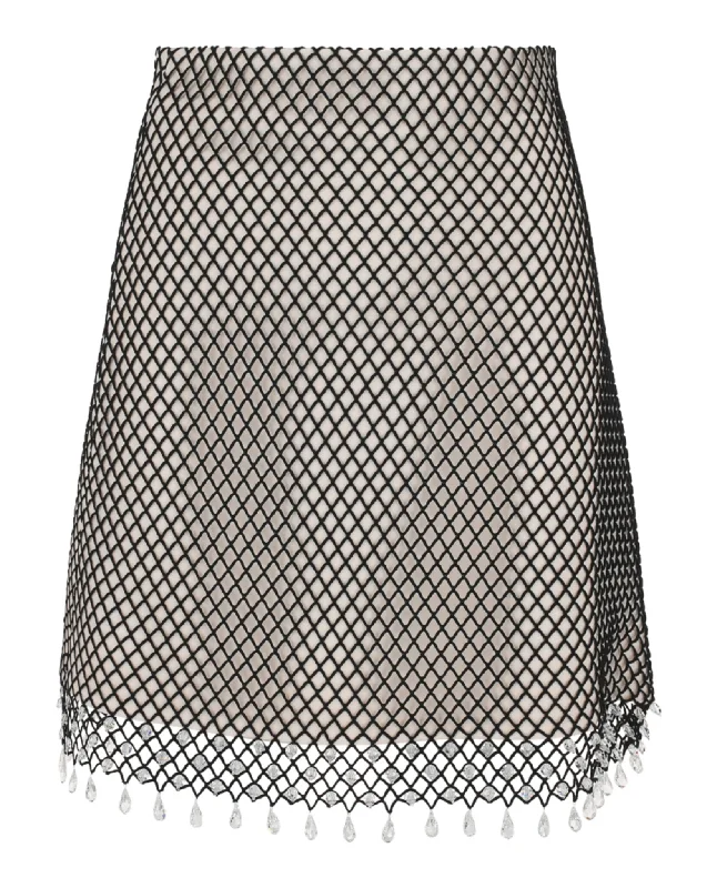 Lace Midi Pencil Skirt