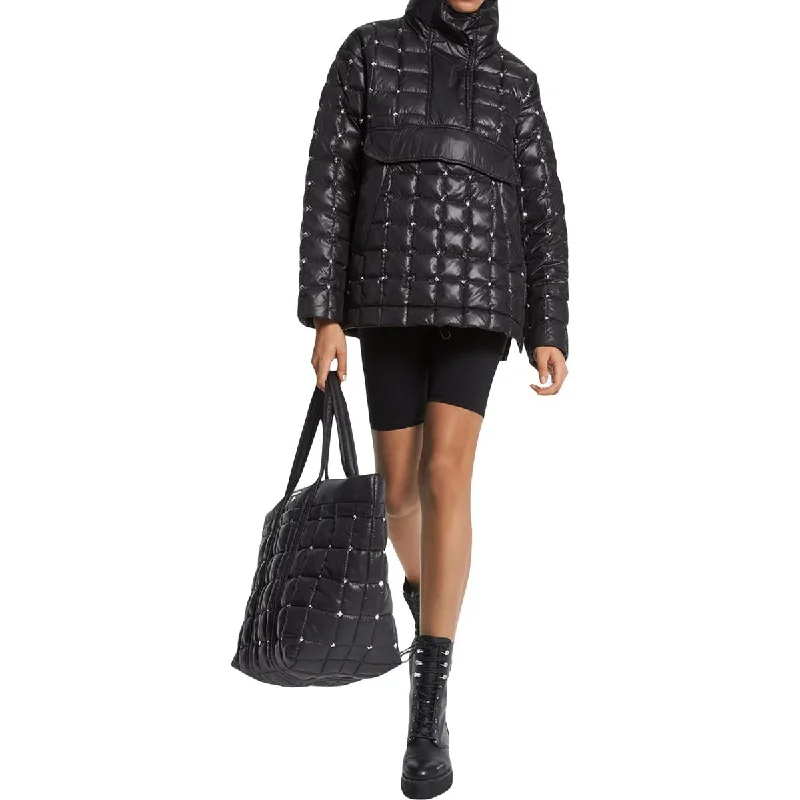 MICHAEL Michael Kors Womens Coat Quilted Puffer Jacket