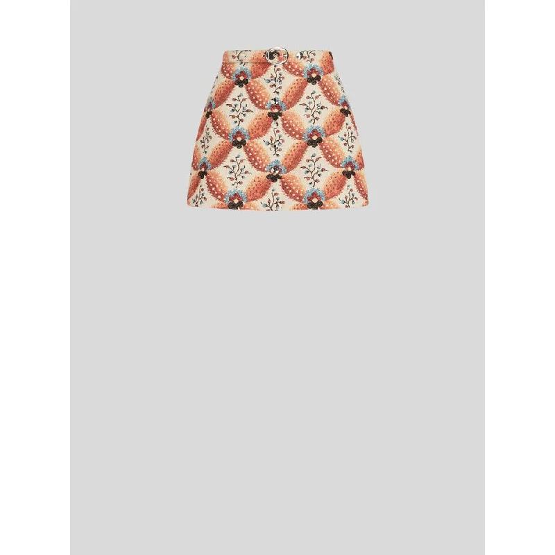 MINI JACQUARD SKIRT