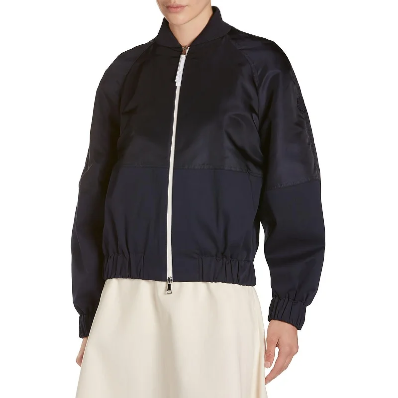 Moncler Womens Gobie Giubbotto Rain Front Pockets Windbreaker Jacket