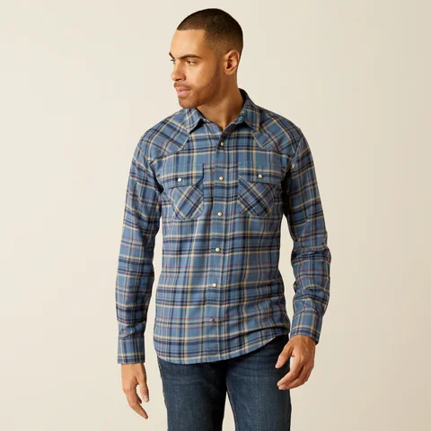 Men's Huntley Retro Fit Shirt - Copen Blue