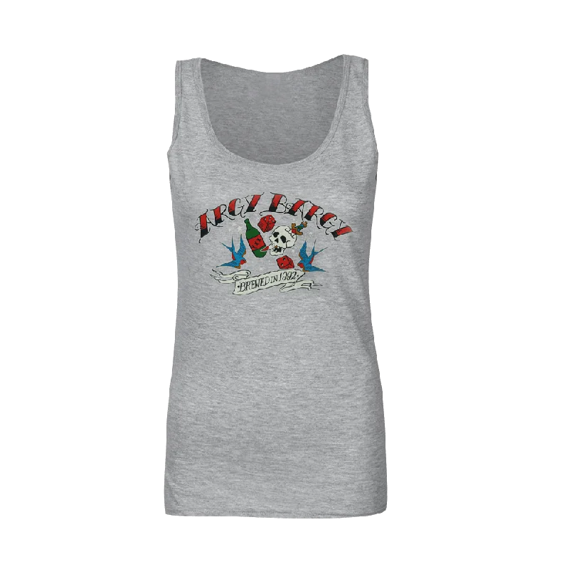 Argy Bargy"Brewed in 1992" Girly Tank Top (grey)