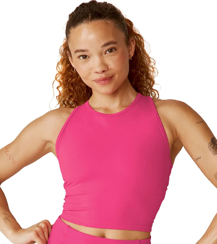 Beyond Yoga Powerbeyond Strive Cropped Tank Pink Energy