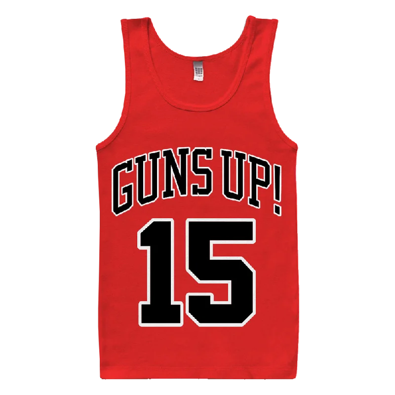 Guns Up! "15" Tank Top (red)