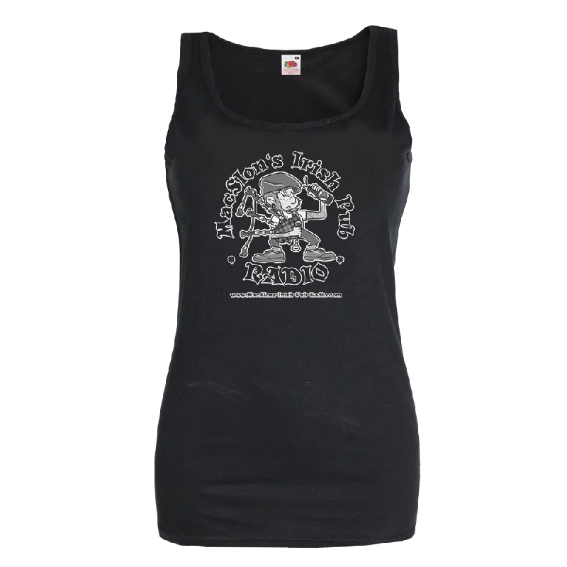 MacSlon's Irish Pub Radio "Logo" Girly Tank Top