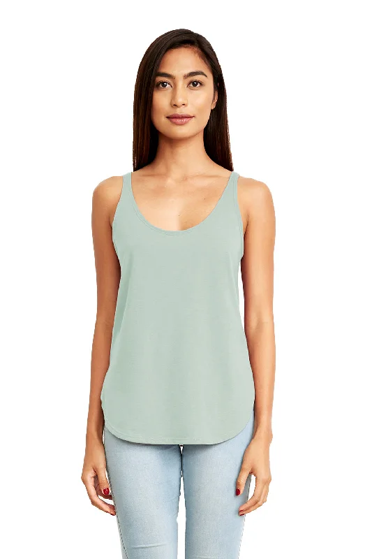 Next Level Womens Festival Tank Top - Stonewashed Green