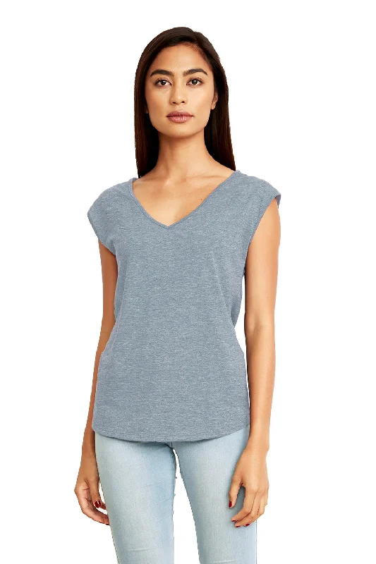 Next Level Womens Festival Tank Top - Stonewashed Blue - Closeout