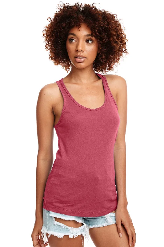 Next Level Womens Ideal Jersey Tank Top - Hot Pink