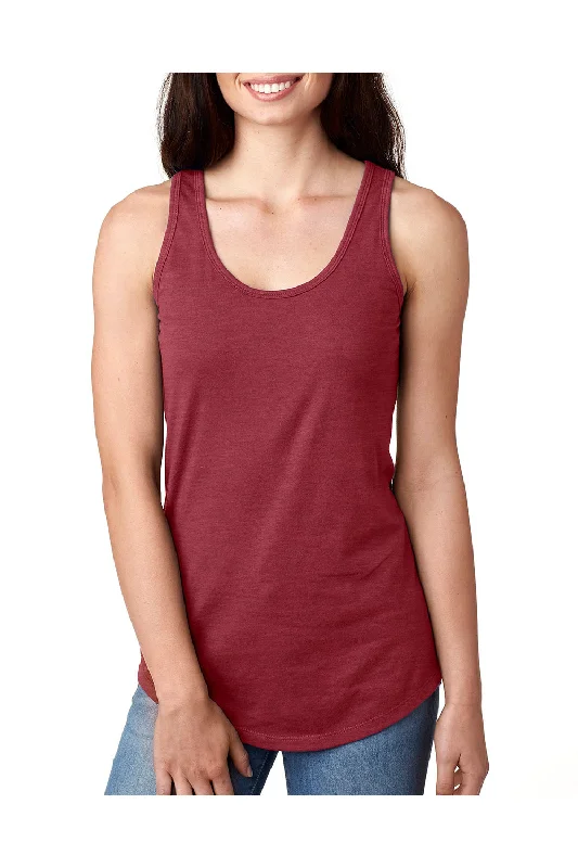 Next Level Womens Ideal Jersey Tank Top - Cardinal Red