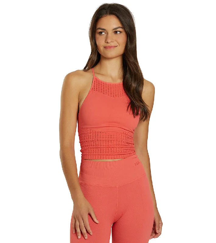 NUX Mesh Up Crop Hibiscus