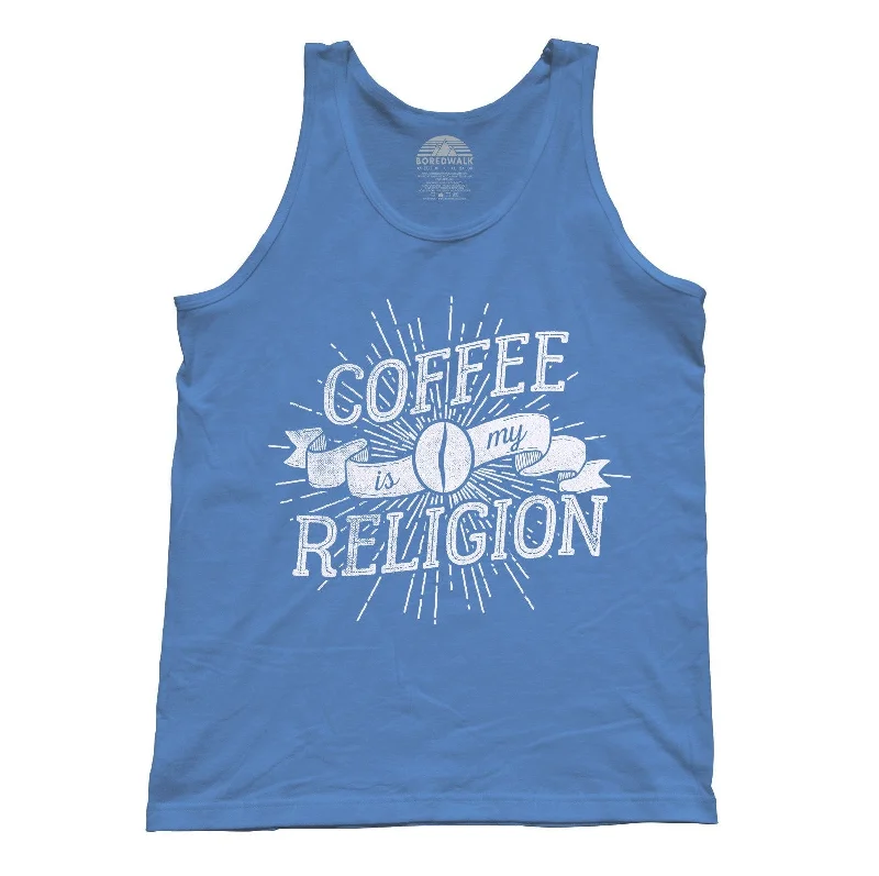 Unisex Coffee Is My Religion Tank Top