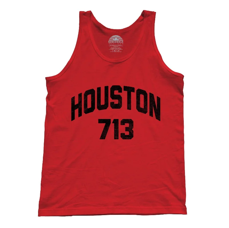 Unisex Houston 713 Area Code Tank Top