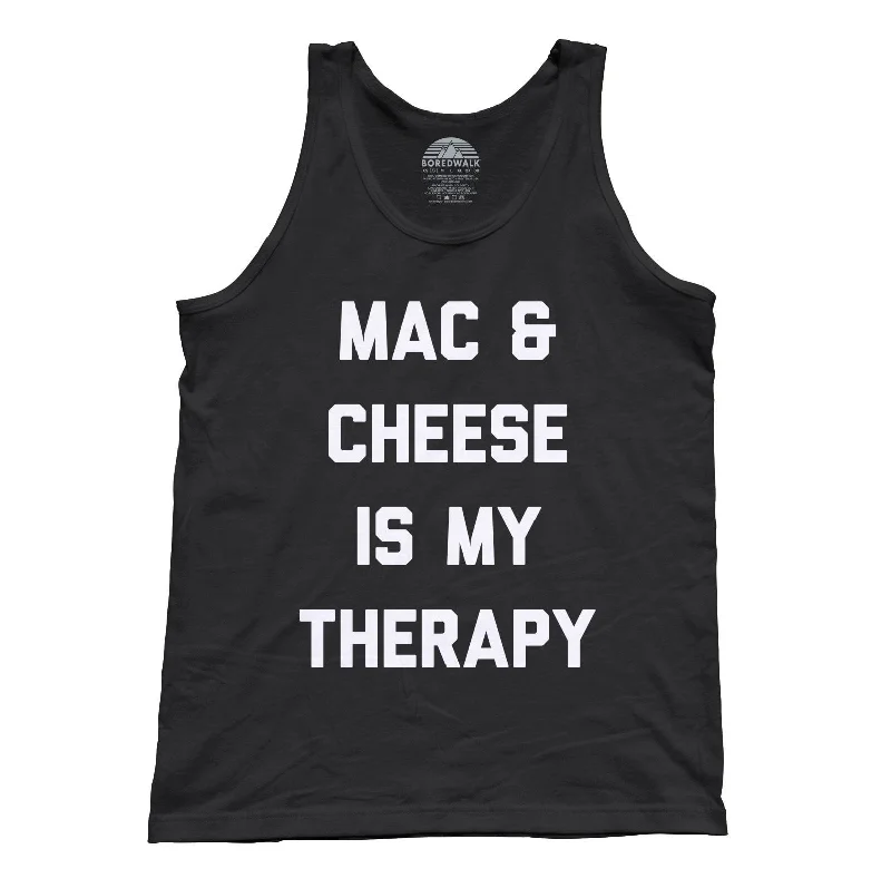 Unisex Mac and Cheese Is My Therapy Tank Top