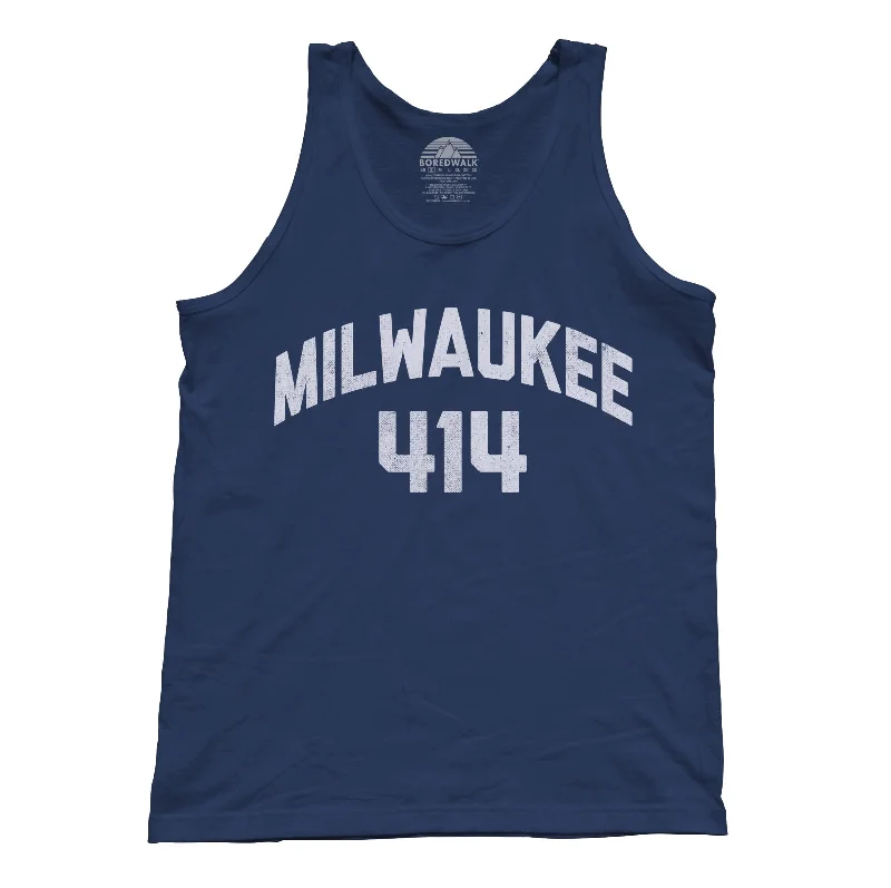 Unisex Milwaukee 414 Area Code Tank Top