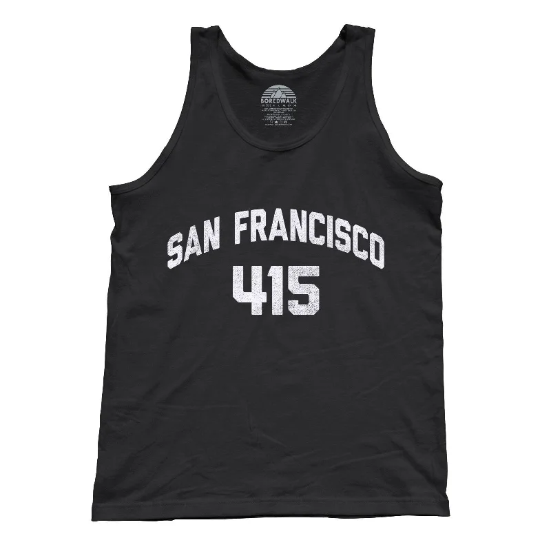 Unisex San Francisco 415 Area Code Tank Top