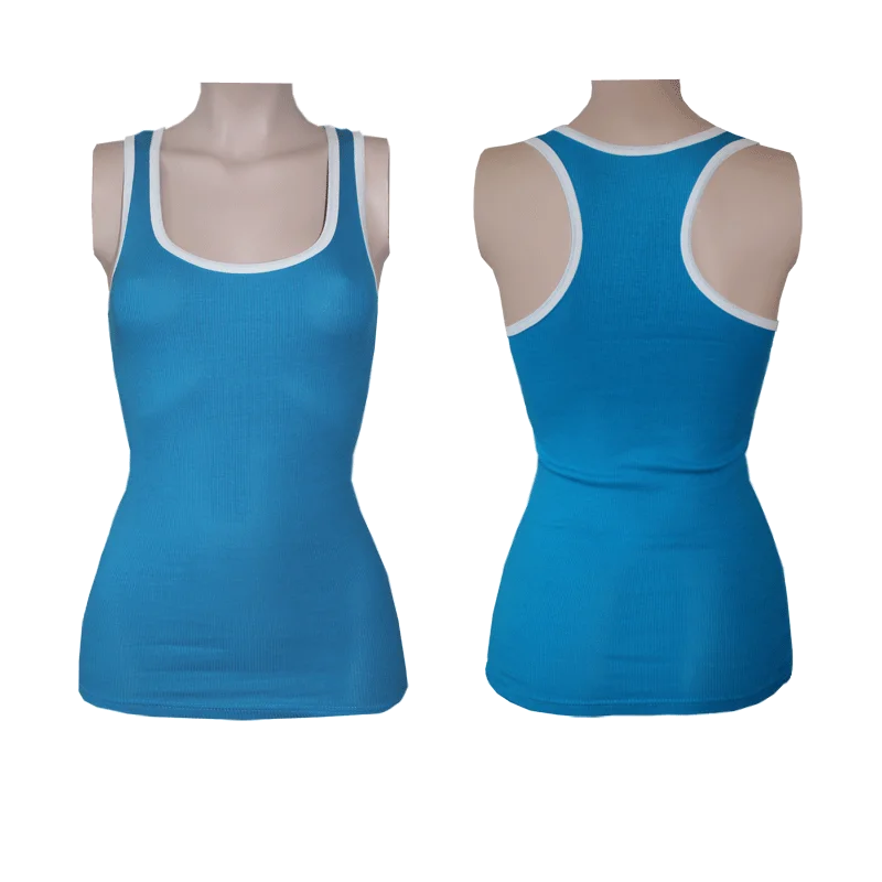 Urban Classics "Contrast" Girly Tanktop (türkise)