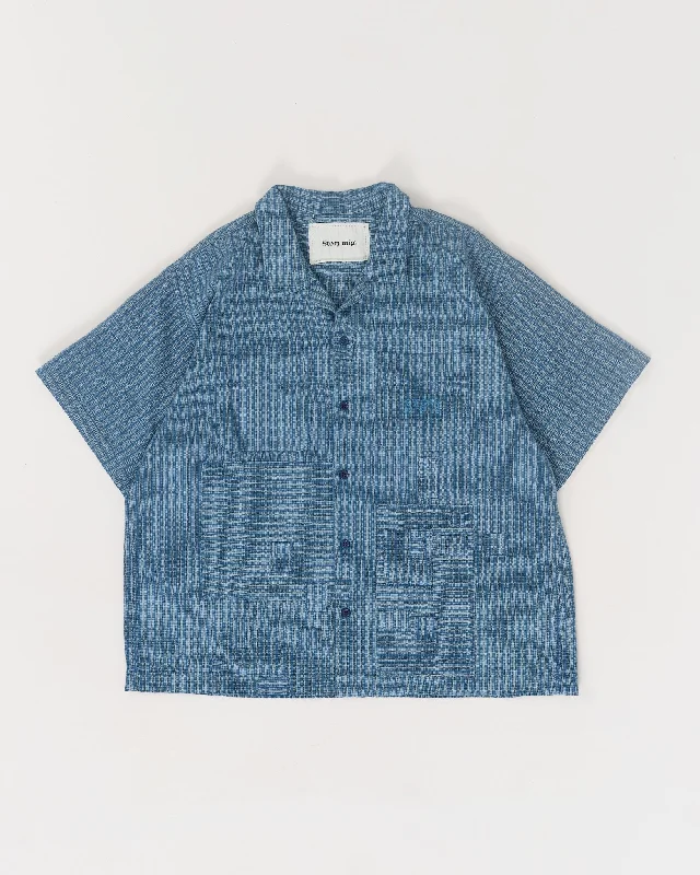 PA Shirt - Indigo Check Scarecrow