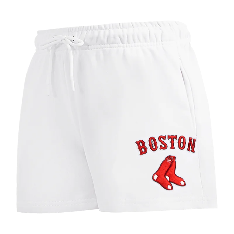 MLB BOSTON RED SOX CLASSIC WOMEN'S FLC SHORT (WHITE)