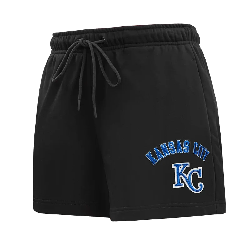 MLB KANSAS CITY ROYALS CLASSIC WOMEN'S FLC SHORT (BLACK)