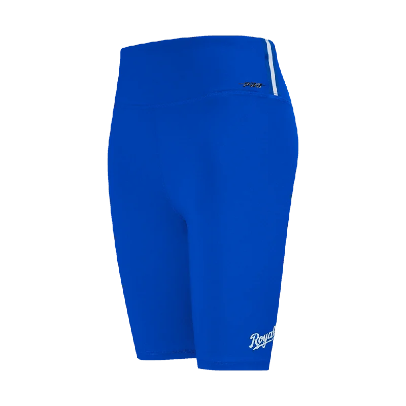 MLB KANSAS CITY ROYALS CLASSIC WOMEN'S CTN BIKE SHORT (ROYAL BLUE)