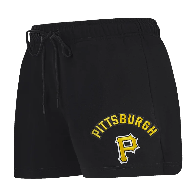 MLB PITTSBURGH PIRATES CLASSIC WOMEN'S SHORT (BLACK)