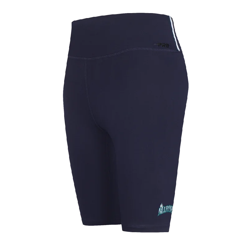 MLB SEATTLE MARINERS CLASSIC WOMEN'S BIKE SHORT (MIDNIGHT NAVY)