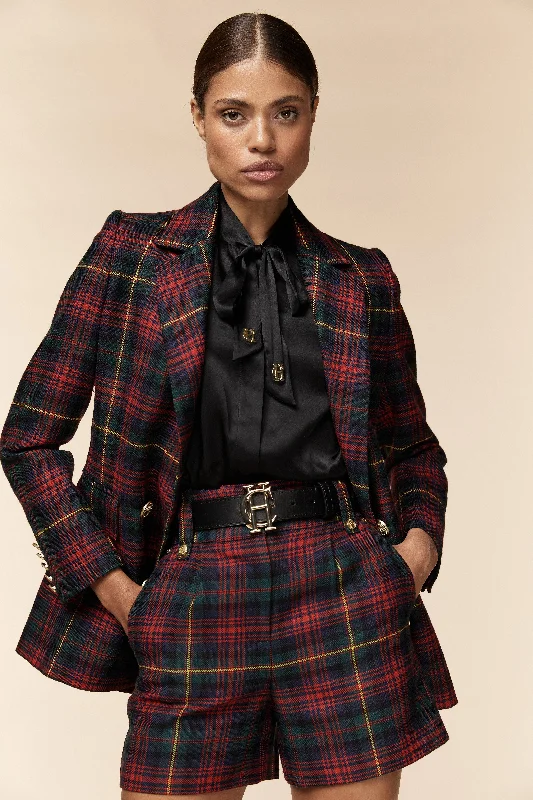 Luxe Tailored Short (Logan Tartan)