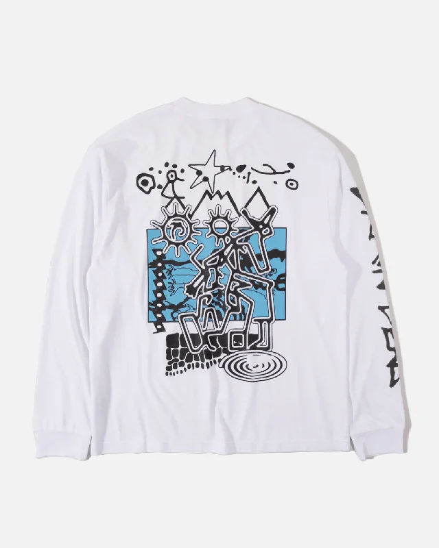 Primitive Fairy Long Sleeve T-shirt - White