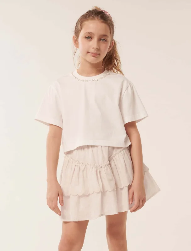 Celine Pearl Teen T-Shirt