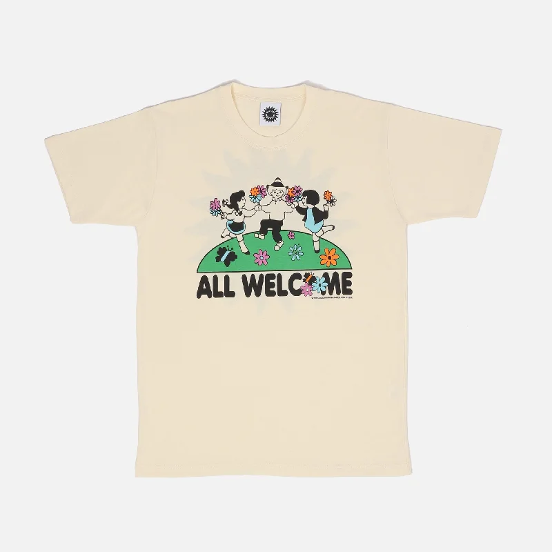 All Welcome Garden Short Sleeve Tee - Natural