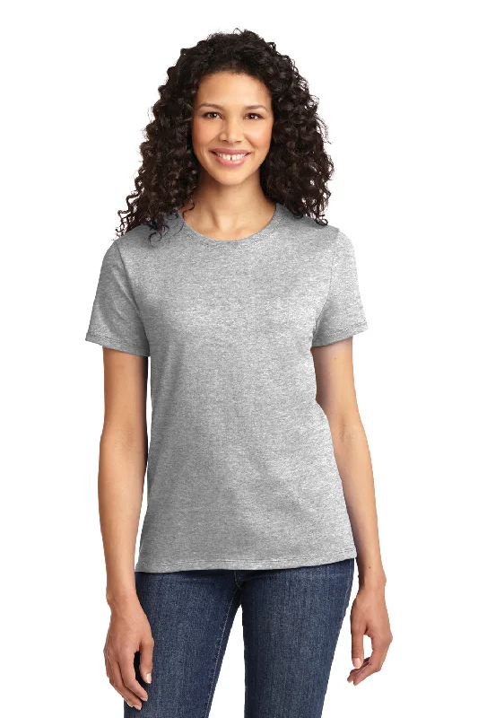 Port & Company Womens Essential Short Sleeve Crewneck T-Shirt - Ash Grey - Closeout