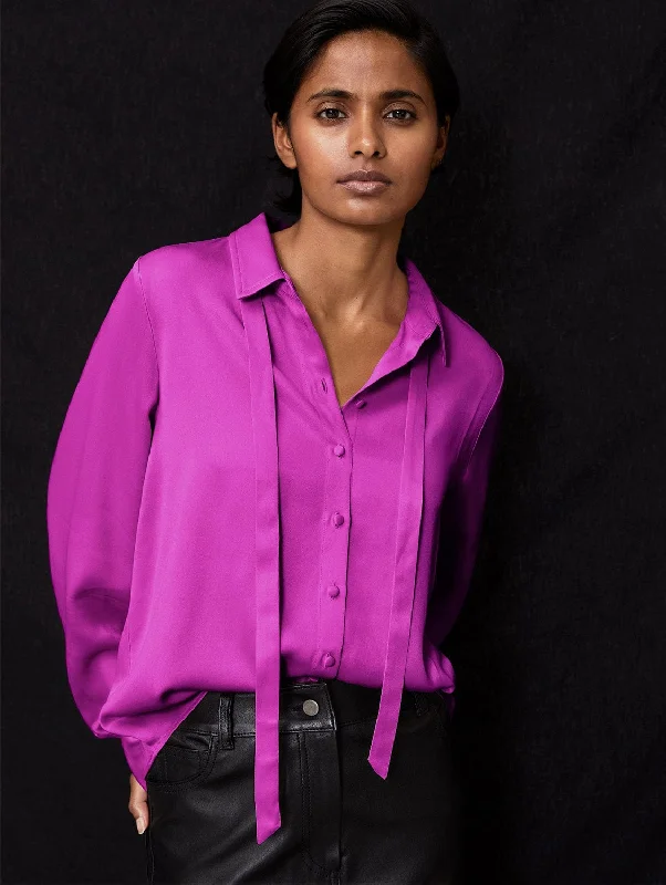 Posey Ecojilin Blend Shirt | Magenta