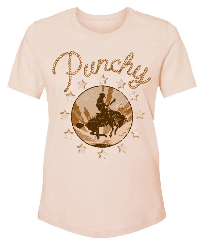 "Punchy" Peach T-shirt