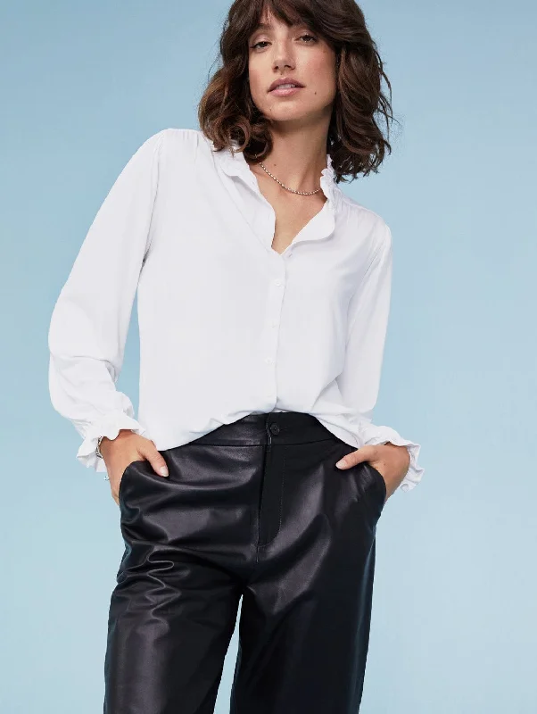 Sima LENZING™ ECOVERO™ Blouse | Pure White